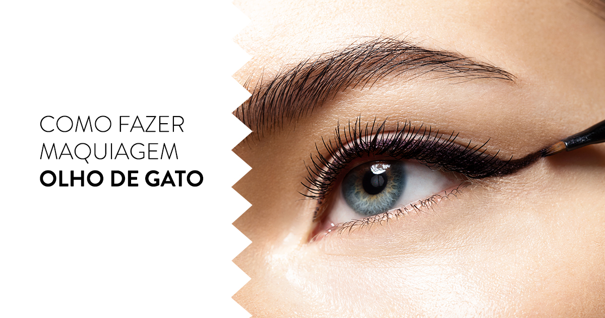 Como fazer maquiagem olho de gato - Blog Catharine Hill